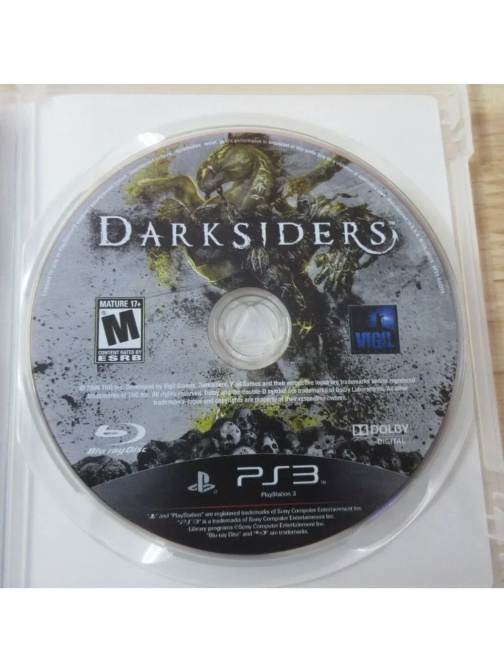 Darksiders (Sony PlayStation 3, 2010) PS3 CIB Complete with Manual